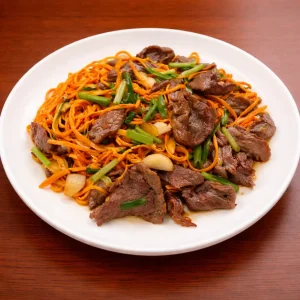 Nấm Lộc Nhung Xào Bò
