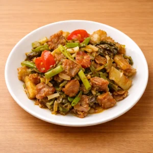 Tóp Mỡ Xào Dưa