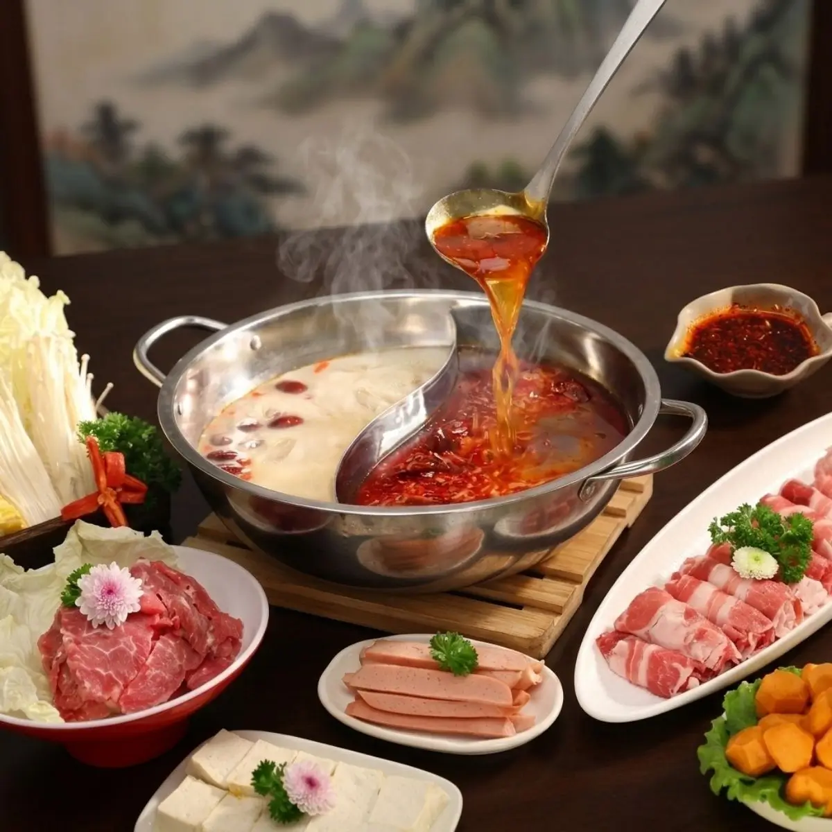 Lẩu Tê Cay Tứ Xuyên/ Lẩu Uyên Ương(Nhỏ)