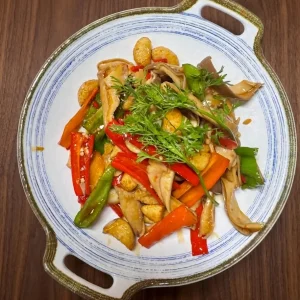 Dạ Dày Heo Xào Tỏi Ớt