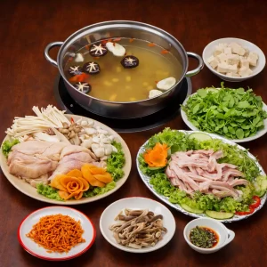 Lẩu Gà Nấm Dạ Dày