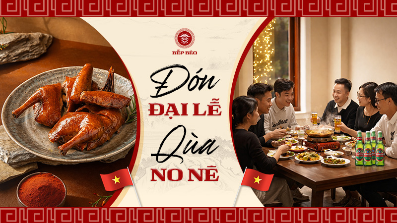 ĐÓN ĐẠI LỄ, QUÀ NO NÊ – ƯU ĐÃI TẶNG BIA, DEAL CHIM CÂU 169K